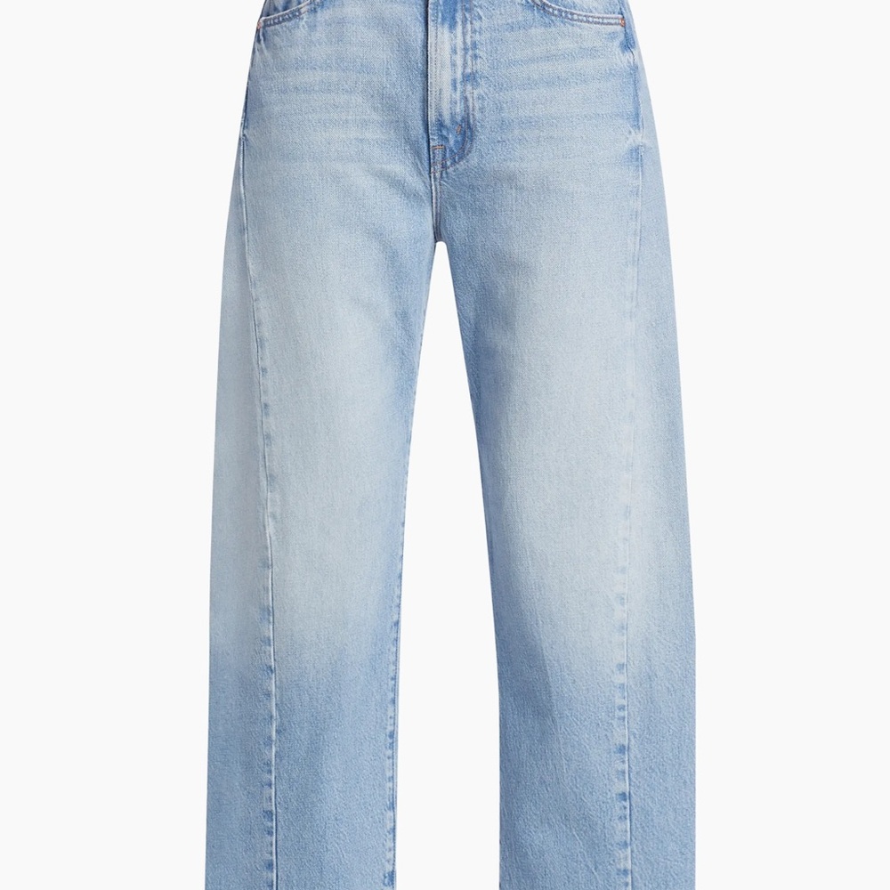 Light Blue Wide-Leg Jeans